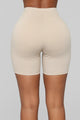 Classic Mini Biker Shorts - Mocha