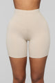 Classic Mini Biker Shorts - Mocha
