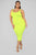 Your Needs Met Dress - Lime