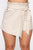 You Are The One PU Skort - Cream