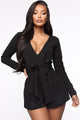 Honey Girl Romper - Black