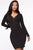 Keep Calm Ribbed Mini Dress - Black