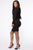 Keep Calm Ribbed Mini Dress - Black