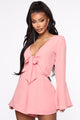 Tried Calling You Romper - Pink