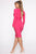 Turn It Up Midi Dress - Fuchsia