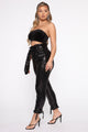 Shimmer of Hope Sequin Pants - Black