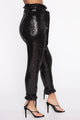 Shimmer of Hope Sequin Pants - Black