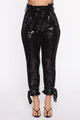 Shimmer of Hope Sequin Pants - Black