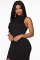 Drinks On Her Maxi Dress - Black