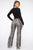 Party Animal Snake Skin Pant - Grey