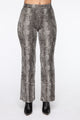 Party Animal Snake Skin Pant - Grey