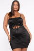 Kissed By My Love Mini Dress - Black