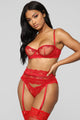 Innocent Touch 3 Piece Set - Red