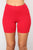 Classic Mini Biker Shorts - Red