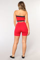 Classic Mini Biker Shorts - Red