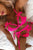 Body Language 3 Piece Garter Set - Hot Pink
