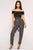 Jacklyn Stripe Pants - Black/White