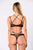 Straps And Lace Set - Black