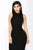 Trey Lace Up Dress - Black