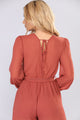 Sian Chiffon Romper - Marsala