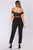 Classic Paper Bag Waist Pants - Black