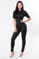 Queen Of Hearts Jumpsuit - Black