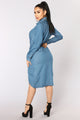 Knot Available Tunic - Denim