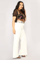 Victoria High Waisted Dress Pants - White