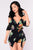 Vidette Floral Romper - Navy