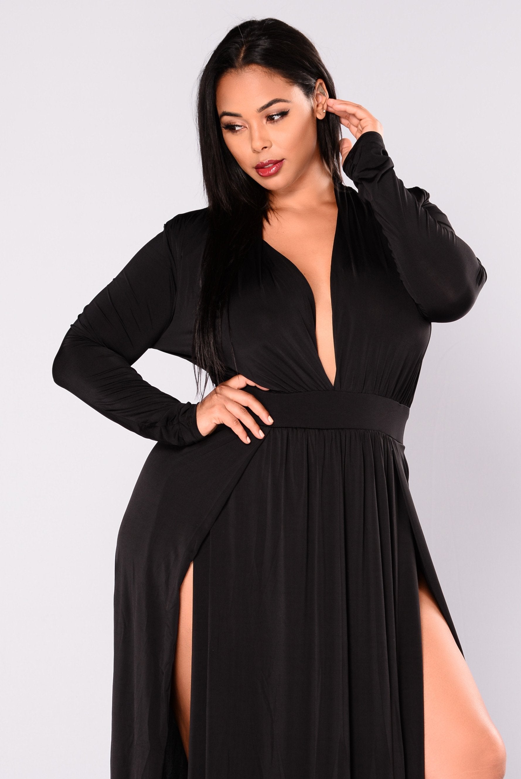 Love Spree Maxi Dress - Black, Fashion Nova, Dresses