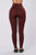 Yes Fleece Leggings - Burgundy