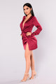 Sugar Free Dress - Burgundy