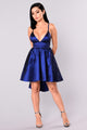 Hilda High Low Dress - Blue