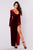 Love Sex Magic Velvet Dress - Wine