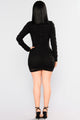 Paparazzi Ruched Dress - Black