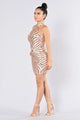 Diva Vibes Dress - Blush