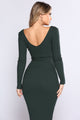 Kallan Knit Dress - Hunter Green