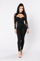 Love Is Blind Jumpsuit - Black