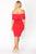 Lyla Off Shoulder Dress - Red