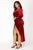 Love Sex Magic Velvet Dress - Wine
