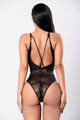 Manipulation Teddy Bodysuit - Black