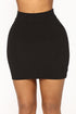 Melanie Mini Skirt - Black