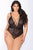 Manipulation Teddy Bodysuit - Black