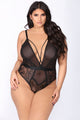 Manipulation Teddy Bodysuit - Black