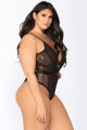 Manipulation Teddy Bodysuit - Black