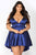 Hilda High Low Dress - Blue