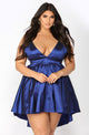 Hilda High Low Dress - Blue