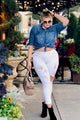 Glistening Jeans - White