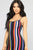 Stripe Season Jumpsuit - Black/Multi