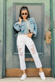Zora Boyfriend Jean - White